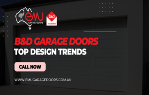 B&D garage door